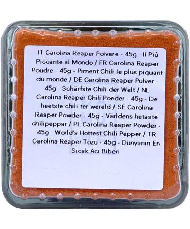 DAMUNE Carolina Reaper Powder - 45g - World's Hottest Chili Pepper - Buy Online on GoSupps.com