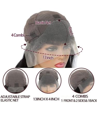 Kinky Curly Lace Front Human Hair Wig 16 | Youleas 180% Density 13x4 HD Lace Frontal Wig - Buy Online on GoSupps.com