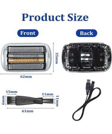 Braun Series 9 Replacement Head 94M - Compatible Shaving Head for Pro9 9040S & Electric Razors - Buy Online on GoSupps.com