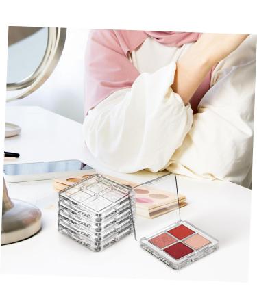 FOMIYES 6 Pcs Empty Eye Shadow Pallet Eyeshadow Palette Makeup Palette Plastic Transparent - Buy Online on GoSupps.com