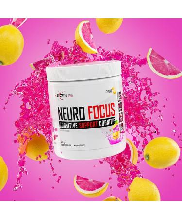 NEURO FOCUS | XPN | COGNITIVE SUPPORT | NOOTROPICS | STIM-FREE | 25 SERVINGS (Pink Lemonade) - Buy Online on GoSupps.com