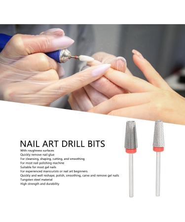 Nail Polishing Drill 2 Pieces Remove the Nail Glue and Shape a High-strength Nail Art Manicure Drill for Salon Use - Buy Online on GoSupps.com