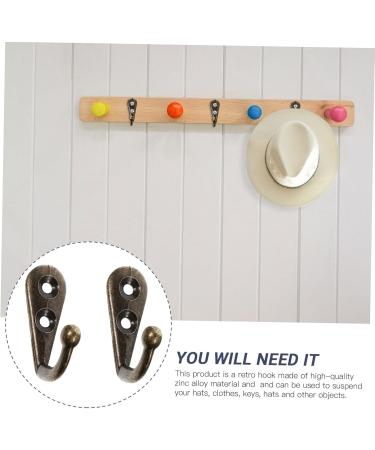 Alipis 72 Pcs Hook up Wall Mounted Key Holder Rustic Hanging Hooks Wall Hanging Hook Wall Hanger Rural - Buy Online on GoSupps.com