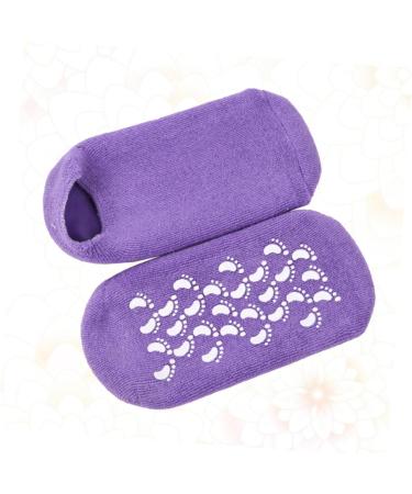 minkissy 1 Pair Purple Socks Slip Proof Socks Spa Cotton Socks Moisturizing Socks Women's Pumps Women's Socks & Hosiery Gel Socks Moisturizing Cotton Socks Spa Socks Whitening Cotton Sock - Buy Online on GoSupps.com