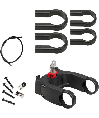 Buy ClickFix Handlebar Adapter E with Lock for E-Bikes | Universal Fit for 22-26mm & 31.8mm Handlebars | International Shipping Available - Buy Online on GoSupps.com