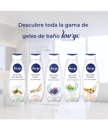  Lov'yc Lov'yc Nourishing Bath and Shower Gel with Oat Milk and Vanilla 750 ml - Buy Online on GoSupps.com
