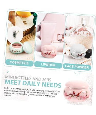 Beavorty Mini Pots 4 Pcs Powder Bottle Rouge Bottles Lip Balm Jar Loose Bulk Rouge Lipstick Jar Mini Dispensing Bottle - Buy Online on GoSupps.com