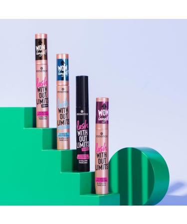 essence lash WITHOUT LIMITS WATERPROOF EXTREME LENGTHENING & VOLUME MASCARA 03 Black Waterproof waterproof longueur volume courbe noir 10ml - Buy Online on GoSupps.com