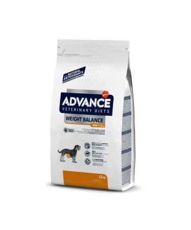 Advance Veterinary Diets Weight Balance Mini - Dry Food for Dogs with Overweight Problems - 1.5kg