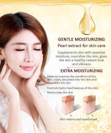 Bioaoua Pure Pearls Eye Cream Essence - Skin Silky & Flawless | Moisturizing & Oil Control - 35g - Buy Online on GoSupps.com