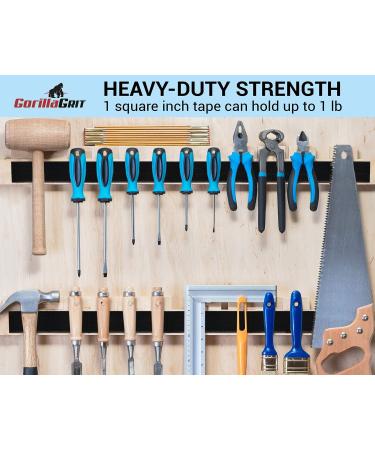 Self-Adhesive Hook and Loop Tape - 15ft x 2 inch Wide - Heavy Duty Sticky Back Tape Fastener Roll - 15ft x 2in - Buy Online on GoSupps.com