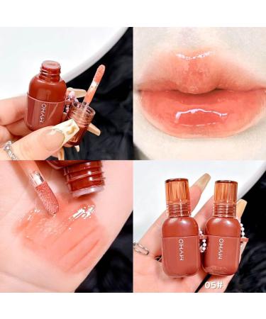 Cute Lip Gloss Lip Glaze Liquid Lipstick Lip Gloss Moisturizer Hydrating Tinted Lip Balm with Gift Box - Buy Online on GoSupps.com
