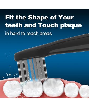 Replacement Toothbrush Heads for Colgate Hum Smart Electric Toothbrush - 8 Pack Black | Compatible Durable & Affordable - Buy Online on GoSupps.com