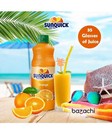 Sunquick Real Fruit Concentrate Juicer - Fruity Refreshment (Orange 1 Bottle) Orange 700.00 ml (Pack of 1) - Buy Online on GoSupps.com