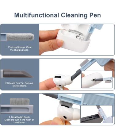 Anngrowy Cleaner Kit for AirPods & Electronics - Keyboard & Screen Cleaning Tools for Laptop, iPhone, Headset - Includes Charging Case Cleaner Pen - Buy Online on GoSupps.com