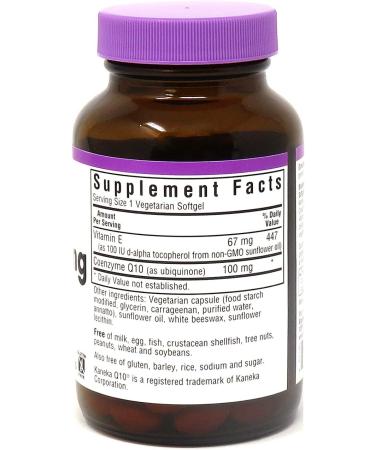 Bluebonnet Nutrition CoQ10 100 mg - 120 Vegetarian Softgels for Heart Health - Buy Online on GoSupps.com