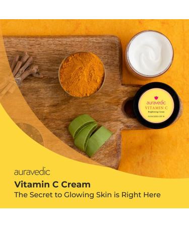 Vitamin C Face Cream with SPF 50 | Brightening & Even-Toned for All Skin Types - 100g - Buy Online on GoSupps.com