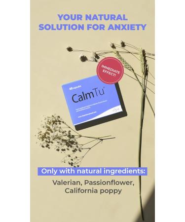 Vitae CalmTu 60 capsules | Valerian Passionflower and California Poppy | Manage stress naturally | No side effects Unflavoured 60 count (Pack of 1) - Buy Online on GoSupps.com