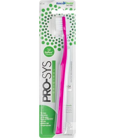 PRO-SYS Soft Toothbrush for Sensitive Teeth & Gums - ADA Accepted - Pack of 4 - Buy Online on GoSupps.com