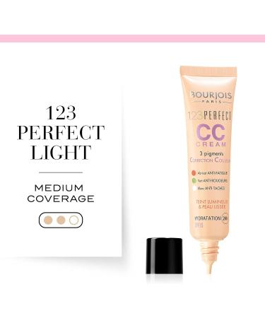 Bourjois 123 Perfect CC Cream 33 Rose Beige 3ml - Colour Correcting Formula - Buy Online on GoSupps.com