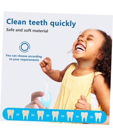 Frcolor Children's Toothbrush Set - 2-Piece Toddler Oral Care Brush for Kids | Baby Training Toothbrush for Healthy Smiles - Buy Online on GoSupps.com