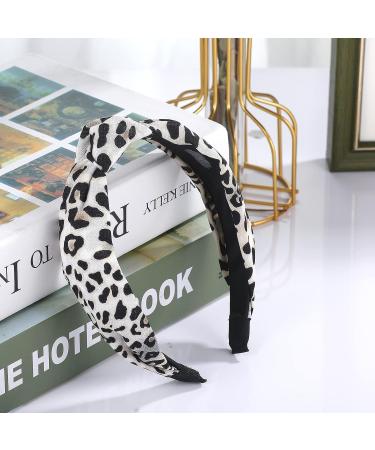 Funtopia 10-Piece Fashion Headbands for Women & Girls | Knotted Pearl Wide Top Knot Turban Hair Bands | Vintage Velvet & Leopard Print Hoops - Buy Online on GoSupps.com