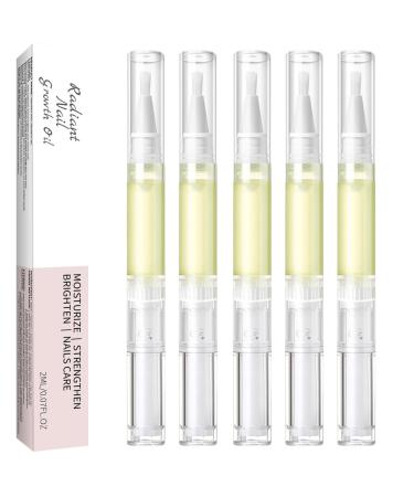 Stylo huile ongles ensemble de stylos huile de cuticule 5 pcs de la croissance de la croissance des ongles pour r paration des ongles huile de cuticule pour hydrater la peau l'huile
