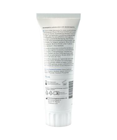 Tepe Pure Toothpaste 75ml | Gentle Fluoride Toothpaste for Sensitive Gums & Dry Mouth | Flavorless Daily Use - Buy Online on GoSupps.com
