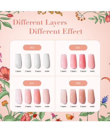 AZUREBEAUTY Vegan Nail Polish Set - 4 Colors Quick Dry Natural Lacquer & Treatment Kit | DIY Salon at Home - Buy Online on GoSupps.com