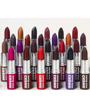 Ruby Kisses Super Rich Creme Lipstick- RCLS07 (Wine) - Moisturizing Wine Red Lip Color - Buy Online on GoSupps.com