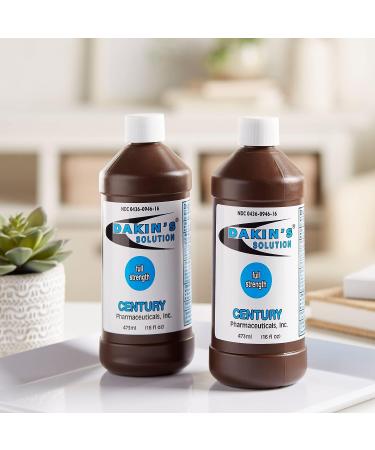 Dakin's Solution Full Strength Wound Cleanser 16 oz. - Twist Cap Bottle - Buy Online on GoSupps.com