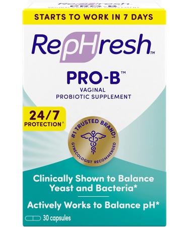 RepHresh Pro B Probiotic for Women - 30 Capsules | Balance & Support - Buy Online on GoSupps.com