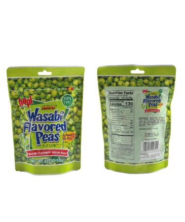 Hapi Spicy Sriracha & Hot Wasabi Peas Pouch Combo (2 Pack) + Bonus 2 GosuToys Stickers - Buy Online on GoSupps.com