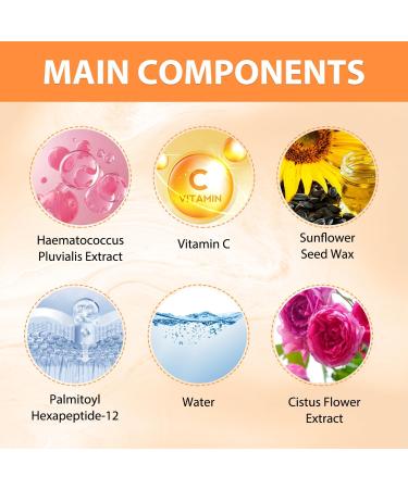 2PCS Revive Glow Vitamin C Eye Balm Vc Anti-Wrinkle Eye Serum Oil Reducing Dark Circle Hydrating Eye Cream Improve Dark Circles Reduces Puffiness (2pcs) - Buy Online on GoSupps.com