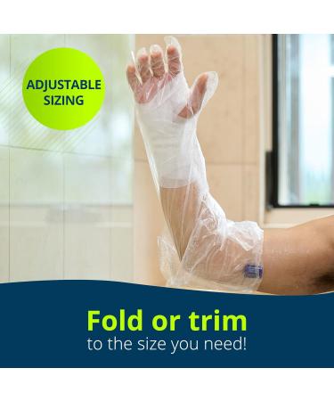 TIDI AquaGuard Glove Shower Protection Arm Cast Cover 3 Gloves, 1 Water-Seal Band - 50016-RPK | Home Medical Supplies - Buy Online on GoSupps.com