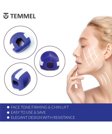 Temmel LLC Jawline Exerciser - Jaw Exerciser with Neck Rope - Define & Slim Your Neck and Face Muscles with Double Chin Reducer to Look Younger Jawline Sharper for Men and Women Purple - Buy Online on GoSupps.com