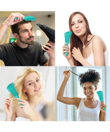 Beature Detangling Brush 2Pcs - Curly Hair Detangler for Thick, Wet Hair - Green - Women and Kids - 3a to 4c - Buy Online on GoSupps.com