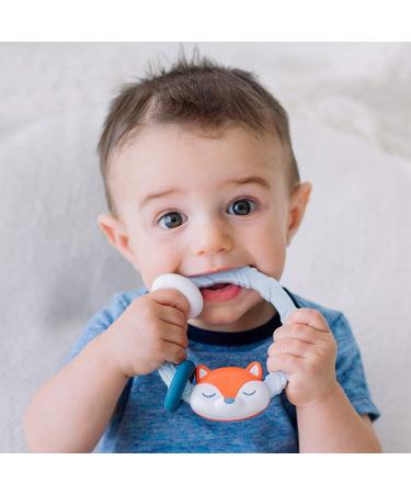 Itzy Ritzy Fox Silicone Teether & Rattle - Perfect for 3+ Months - Buy Online on GoSupps.com