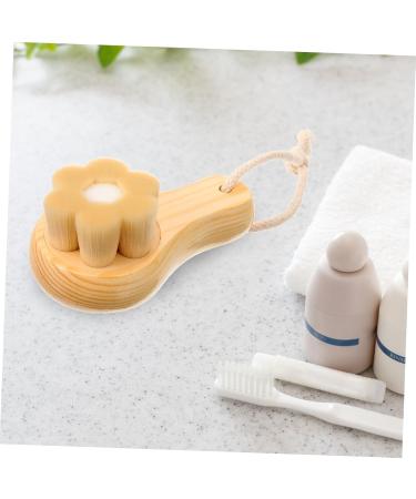 DOITOOL Facial Wash Brush with Wooden Handle Facial Cleansing Brush Skin Care Tools Face Dry Brush Face Exfoliator Face Scrubber Face Brush Face Scrub Brush Artificial Fiber Pores - Buy Online on GoSupps.com