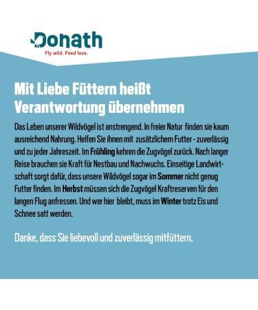 BUY DONATH Organic Energy Dumplings - Classic Meisen Bird Feed - 100g | All-Year Wild Bird Nutrition - 50 Pack from Southern Germany - Buy Online on GoSupps.com