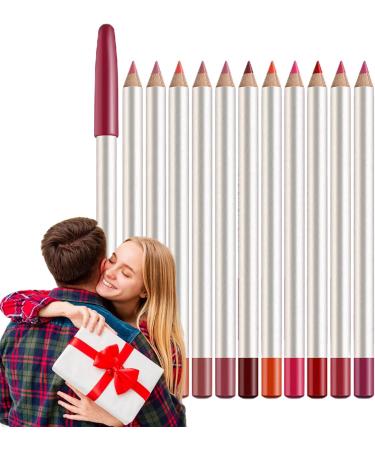  Generisch Lip pencil - 12 colors - Long-lasting and smudge-proof - For women girls family sister and girlfriend - Buy Online on GoSupps.com