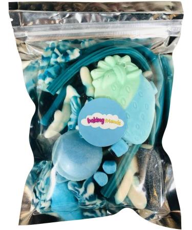 Blue Retro Sweets Gift Bag Assorted Sweet Pick N Mix Candy Pouch 600g Great Birthday Gift Baby Shower Easter Fathers Day - Buy Online on GoSupps.com