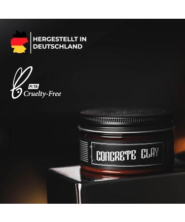 Charlemagne Concrete Clay Hair Wax Set | Super Strong Hold Matt Finish | 100g Hair Clay Pomade for Men | Premium Hair Styling Cream - Buy Online on GoSupps.com