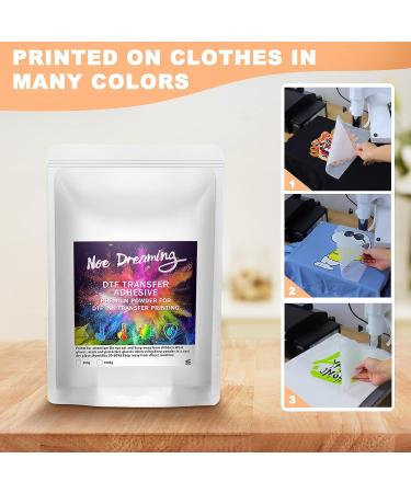 DTF Hot Melt Adhesive Powder 500g - White Fine Medium for T-Shirt Printing | DTG PreTreat Transfer Powder - DTF & DTG Printer Compatible - Buy Online on GoSupps.com