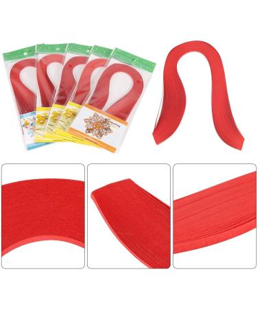 ZJchao Paper Quilling Strips Set - 600 Strips 3mm Width Pure Color Origami Paper for DIY Quilling Art and Hand Craft Decoration (Black) - Buy Online on GoSupps.com