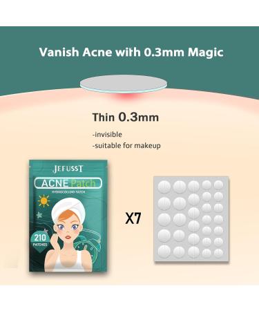 Buy Hydrocolloid Pimple Patches (210 Counts) | Invisible Acne Spot Treatment with Tea Tree Oil - Three Sizes Available - Buy Online on GoSupps.com