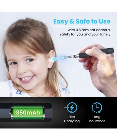 Xtellar 5MP Wireless Waterproof Earwax Removal Tool with LED Ear Scope - Ear Cleaner Camera for iPhone, iPad, Android - Ear Wax Removal Kit - Buy Online on GoSupps.com