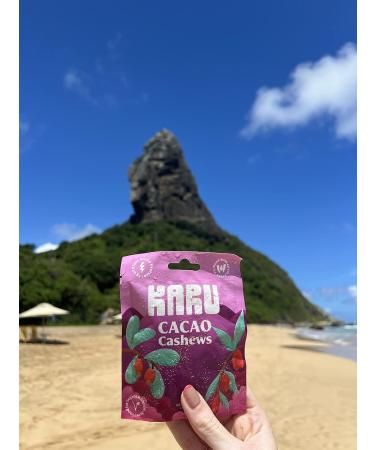 KARU Cacao Cashews (5X 35g) | Vegan Coated Cacao and Salted Caramel Cashews 5x 35g CACAO - Buy Online on GoSupps.com