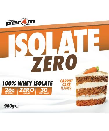  per4m Per4m Isolate Zero Carrot Cake 900g - Buy Online on GoSupps.com