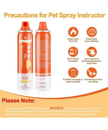 Spray Corrector for Dogs 80ml. 6 Pack Spray Corrector Dog Trainer Stops Barking Jumping Up Place Avoidance Aggression Dog Fighting and Food Stealing. Easy Safe Humane and Efficient Orange-6pk - Buy Online on GoSupps.com